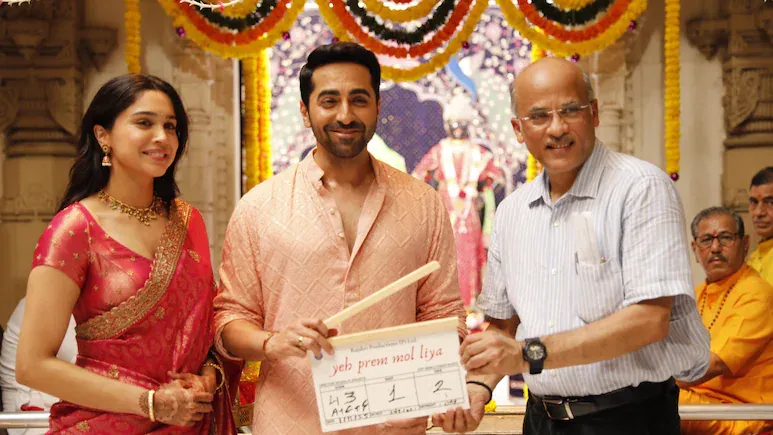 Ayushmann Khurrana, Sharvari Wrap Yeh Prem Mol Liya Shoot